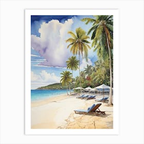 Beach Scene 7 Art Print