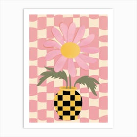 Sunflower Flower Vase 4 Art Print