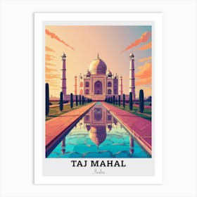 Taj Mahal Travel 1 Art Print