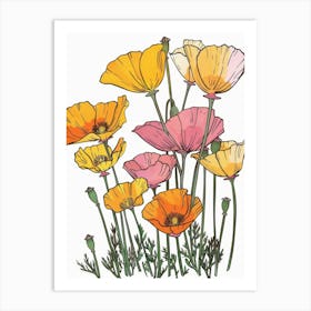 Poppies 138 Art Print