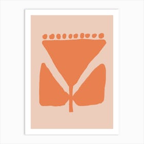 Orange Flower Art Print