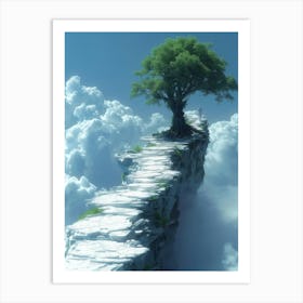 Tree In The Sky 1 Art Print