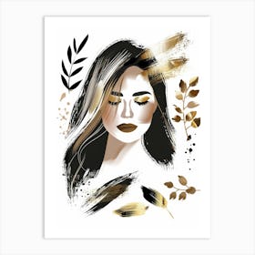 Portrait Of A Woman 141 Art Print