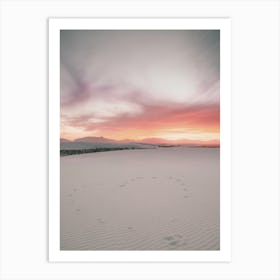 Warm Desert Sunset Sky Art Print