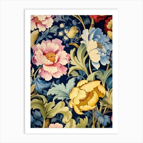 Floral Wallpaper 182 Art Print