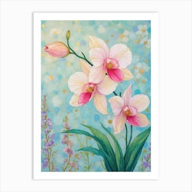 Orchids In Bloom Art Print