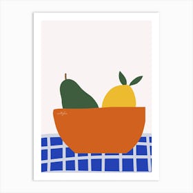 Fruit Bowl 3 Art Print