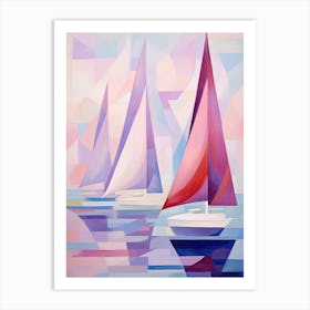 Sailboats 4 Art Print