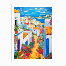 Djerba Tunisia 1 Fauvist Painting Art Print