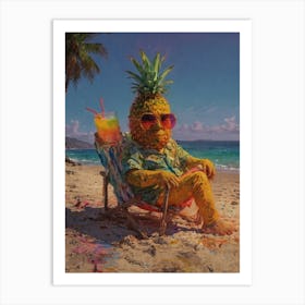 'Pineapple' 2 Art Print