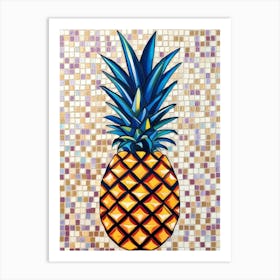 Pineapple Mosaic 1 Art Print