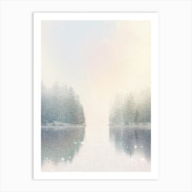 Winter Landscape In The Forest Art Print