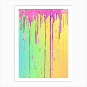 Dripping Paint 2 Art Print