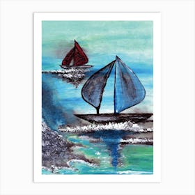 Bon Voyage painted by Paoling Rees Art Print