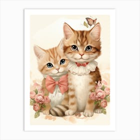 Cute Kittens Art Print