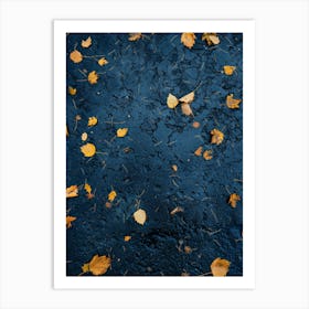 Autumn Leaves On The Ground 5 Art Print