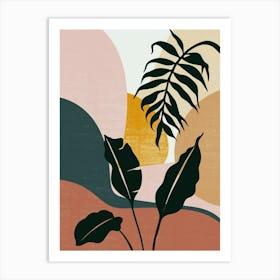 Tropical Landscape Painting Art Print