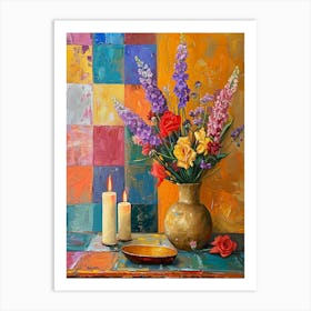 Flowers In A Vase 4 Art Print