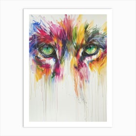 Eyes Of The Tiger Art Print