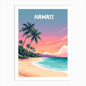 Hawaiian Sunset Art Print