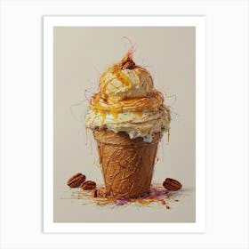 Ice Cream Cone 10 Art Print