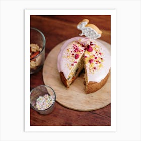 Cake With Icing 2 Art Print