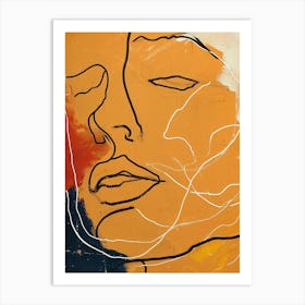 Face Of A Woman Art Print