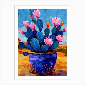 Cactus Painting Art Print