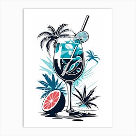 Tropical Drink 01 Art Print