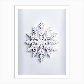 Unique, Snowflakes, Marker Art 1 Art Print