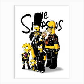 Simpsons 1 Art Print