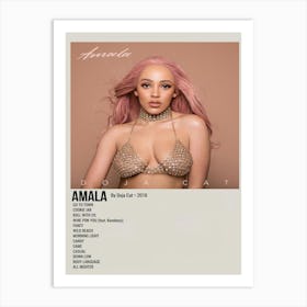 Amala By Doja Cat 2018 Poster Art Print