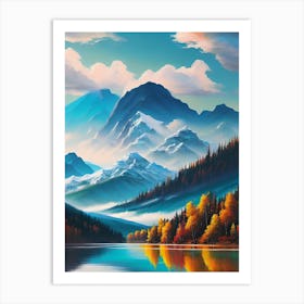 Mountain Lake 13 Art Print