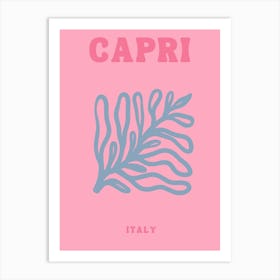 Capri Italy Art Print