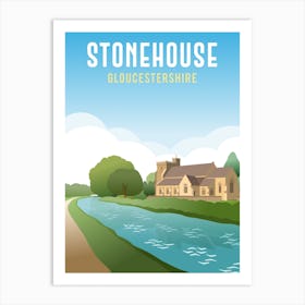 Stonehouse Church Art Print