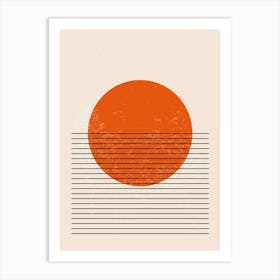 Abstract Shapes And Lines Graphics No 5 Art Print