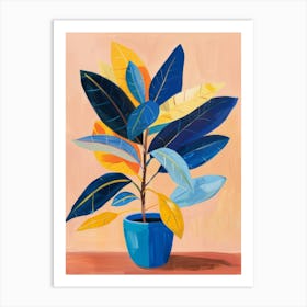 Plant In A Pot 26 Art Print