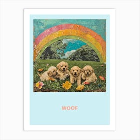 Woof Puppies Art Poster Art Print