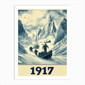 Aihrgdesign A Vintage Adventure Poster Of A Dramatic Polar Re F0e0ef7a Bb55 41ee 9f15 516a0fc5b84f 1 Art Print