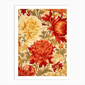 Floral Pattern 37 Art Print