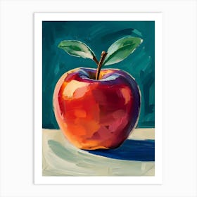 Apple In Matisse Painting Style 1 Art Print