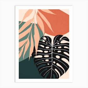 Botanical and tropical floral 7 Art Print