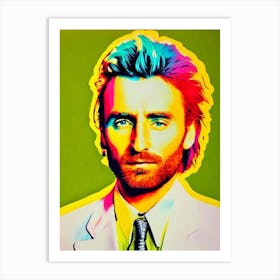 David Guetta Colourful Pop Art Art Print