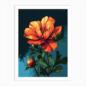 Illustration Art Flower 303495206 2 Art Print