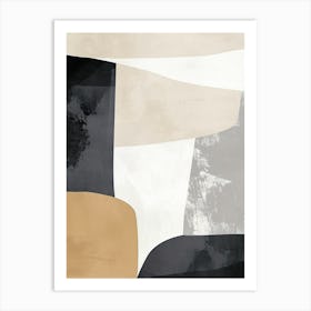 Silent Contours Minimalist Style Art Print