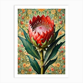 William Morris Protea By William Morris Art Print