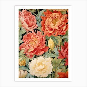 Peonies 28 Art Print