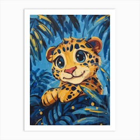 Leopard In The Jungle 38 Art Print