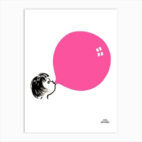 Bubblegum Art Print