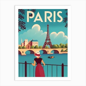 Vintage Paris Poster Art Print
